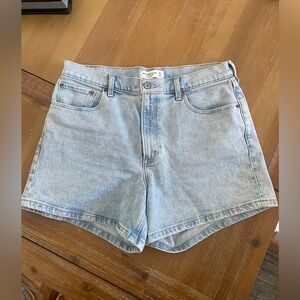 Abercrombie & Fitch Sky Blue Denim Shorts